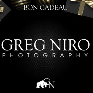 Bon cadeau pour une séance photo Greg Niro